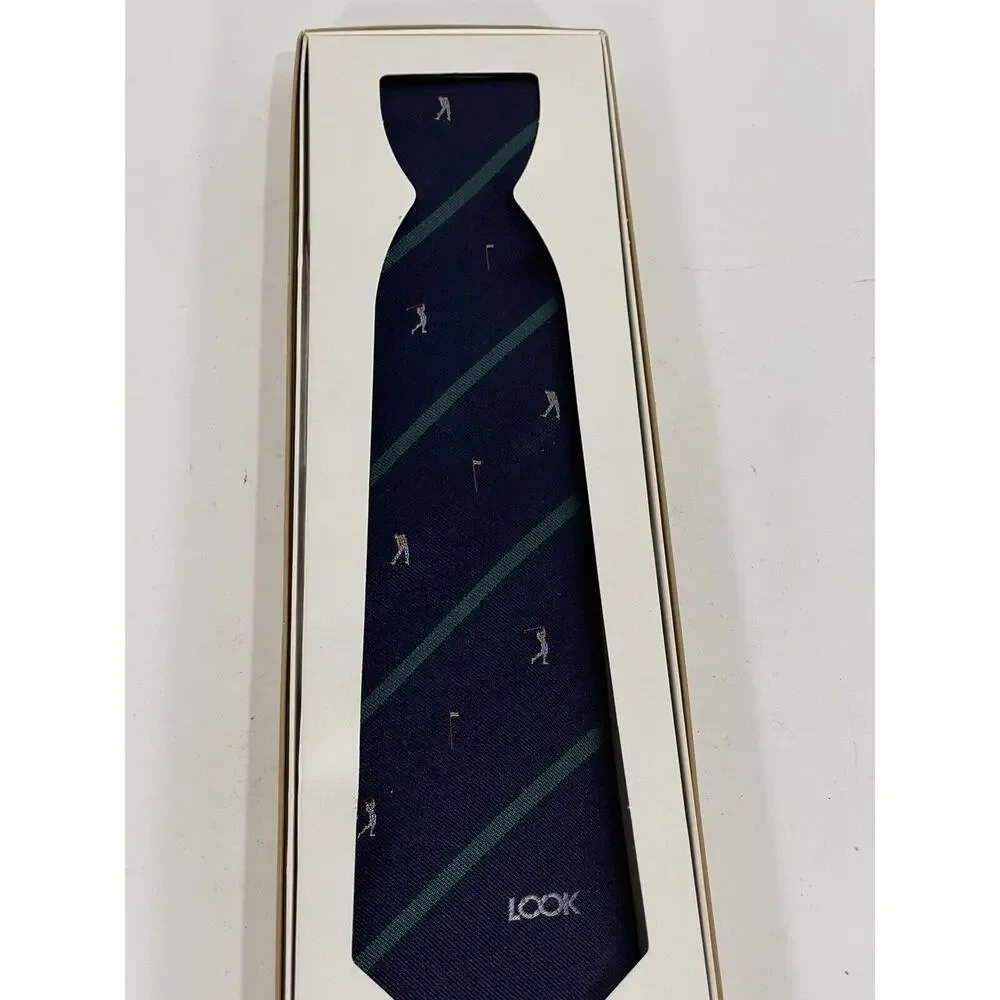 Golf Look Nippon Express Golf BLUE Navy Men's Neck Tie Nitsu Airway Cravat Japan
